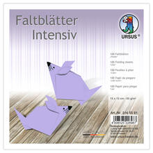 Faltbltter intensiv, 100 Blatt, 15 x 15 cm, Flieder