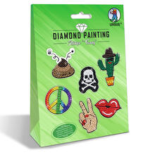 Diamond Painting Bastelset fr Sticker mit Zubehr, Funny