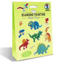 Diamond Painting Bastelset fr Sticker mit Zubehr, Dinos