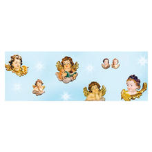 SALE Motiv-Transparentpapier50x61cm Engel hellblau