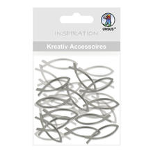 Kreativ-Accessoires, Fische Silber