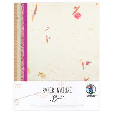 Naturpapier-Komposition Bud, mit getrockneten Blten, 23 x 33 cm, 10 Blatt sortiert