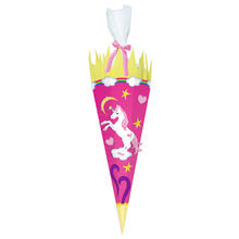 Schultten-Bastelset Easy Line, inkl. Zubehr & Anleitung, 68 cm, pink, Einhorn