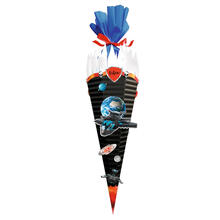Schultten-Bastelset Easy Line, inkl. Zubehr & Anleitung, 68 cm, schwarz, Spaceship