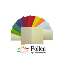 SALE Pollen Papeterie Klappkarte C6 25 Stk. Elfenbein