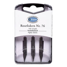 Brause Schreibfeder Rosenfeder 0,3mm, 3er Set
