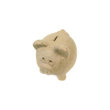 Pappmach-Figur, Gr. ca. 12cm, Sparschwein