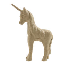 Pappmach-Figur, Gre: ca 16,5 cm, Einhorn