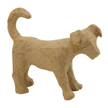 Pappmach-Figur, Gre: ca 8,5 cm, Hund