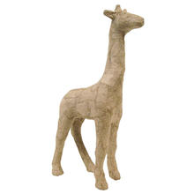 Pappmach-Figur, Gre: ca. 12cm, Motiv: Giraffe