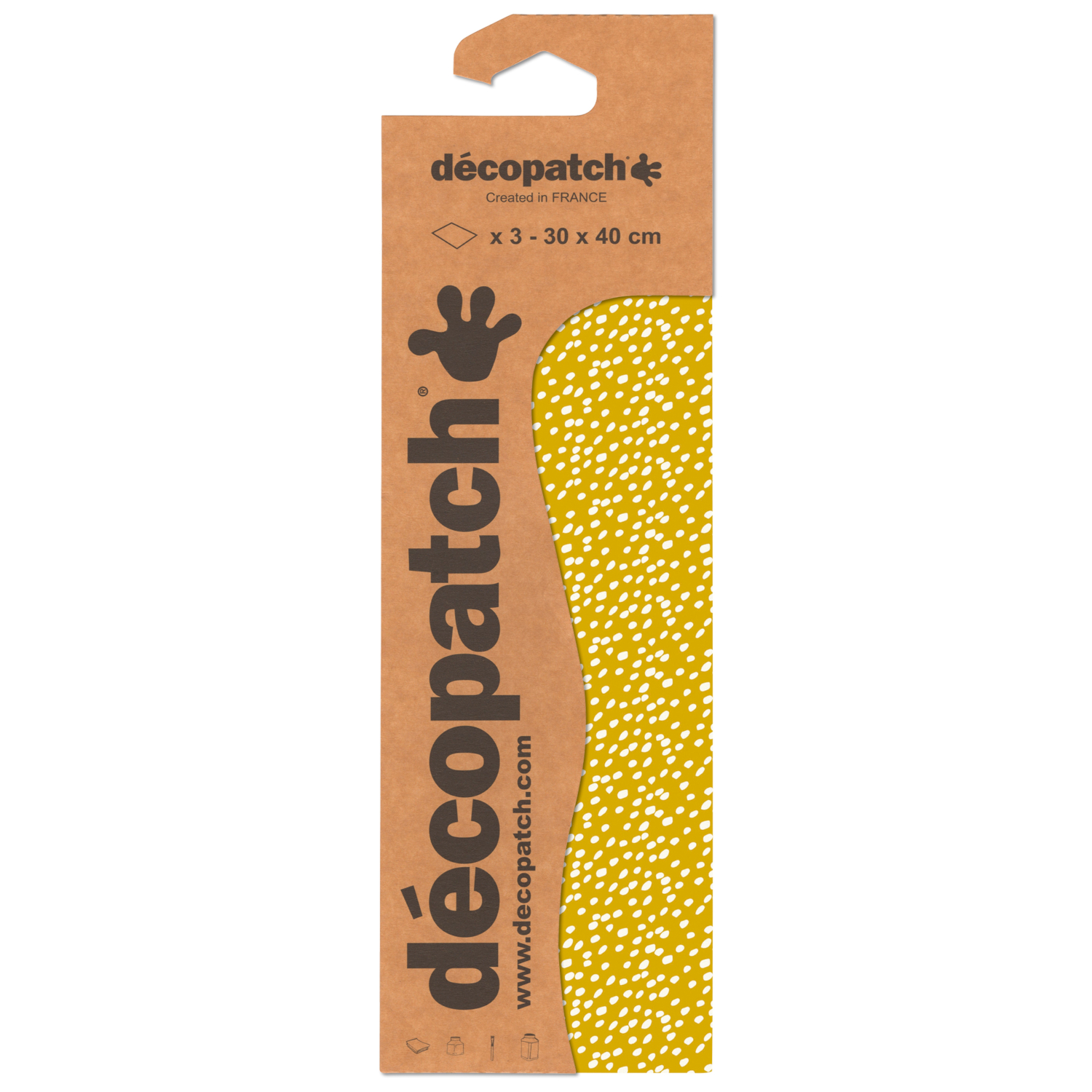 NEU Decoupage- / Decopatch-Papier mit Metallic-Effekt, 3 Bogen 30 x 40 cm, Motiv-Nr. 862