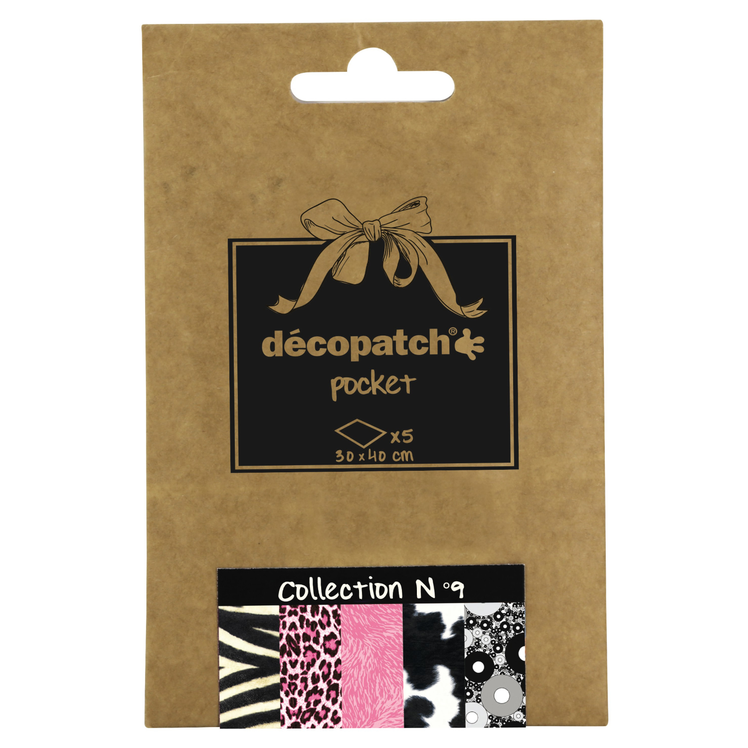 NEU Decoupage- / Decopatch-Papier Pocket-Sortierung, 5 Bogen 30 x 40 cm, Motive: 429, 527, 667, 369, 299