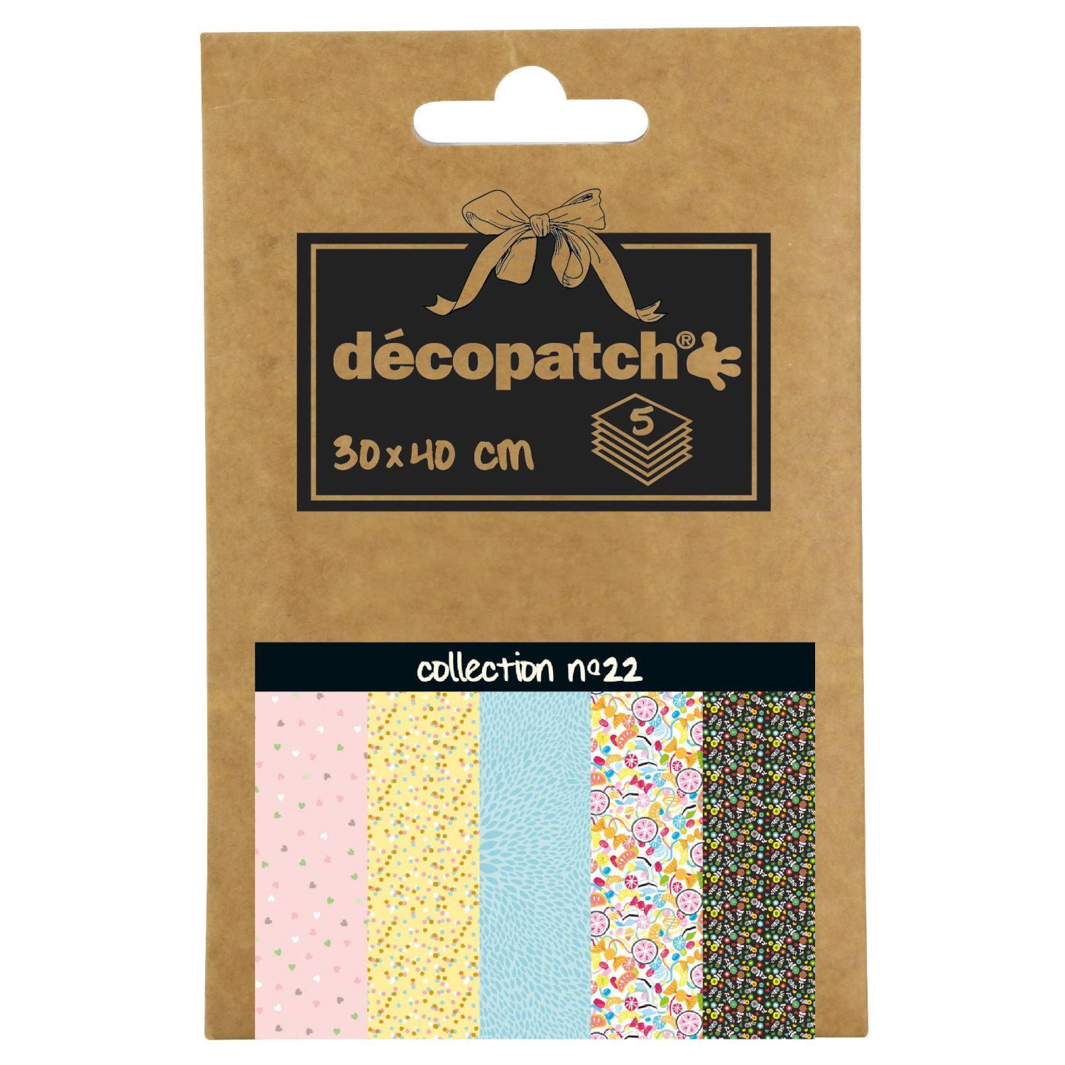 NEU Decoupage- / Decopatch-Papier Pocket-Sortierung, 5 Bogen 30 x 40 cm, Motive: 684, 746, 701, 827, 720