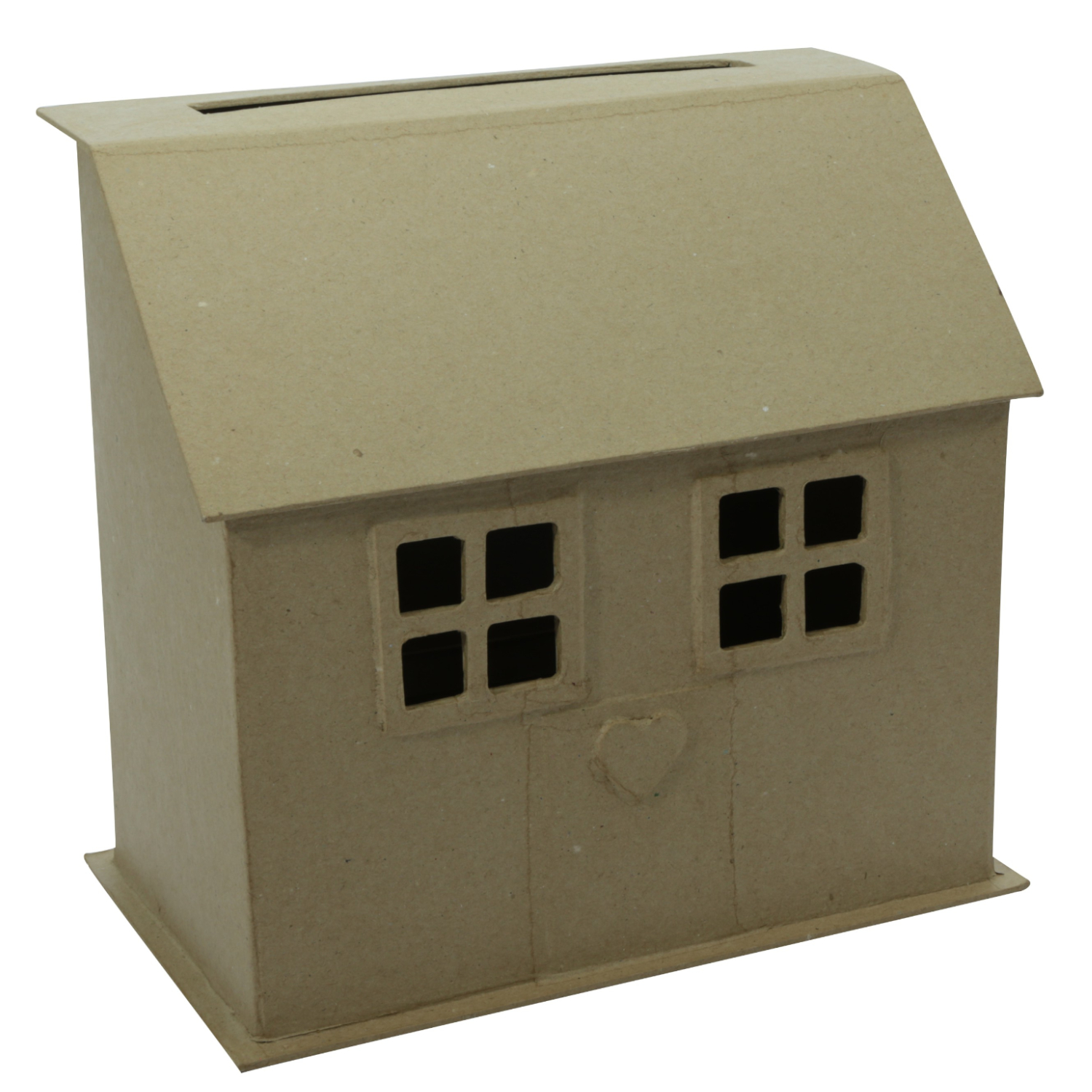 NEU Pappmach Geschenkebox, Haus, 15 x 26 x 24,5 cm