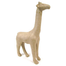Pappmaché-Figur, Giraffe, 19x28x7cm