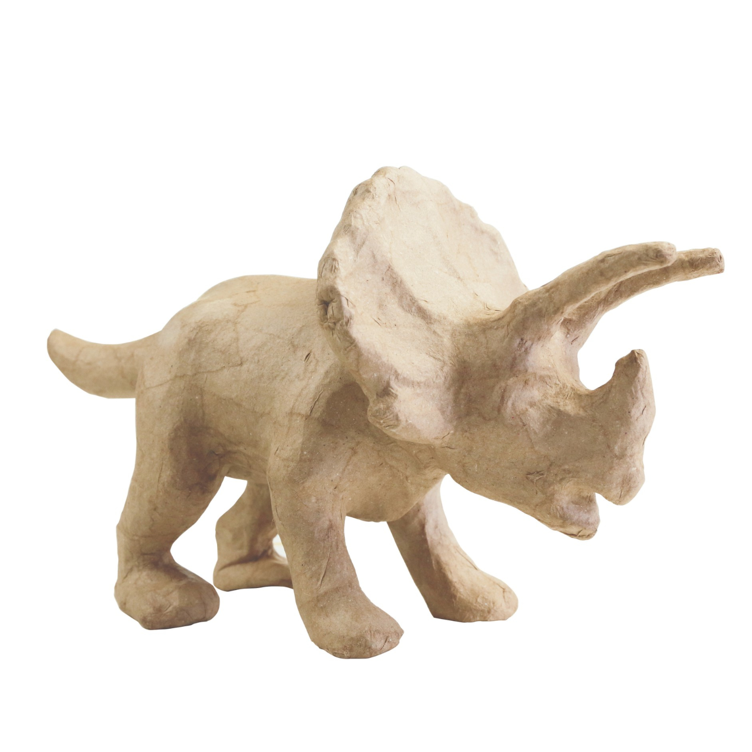 NEU Pappmaché-Figur, Triceratops, 29 x 12 x 15,5 cm