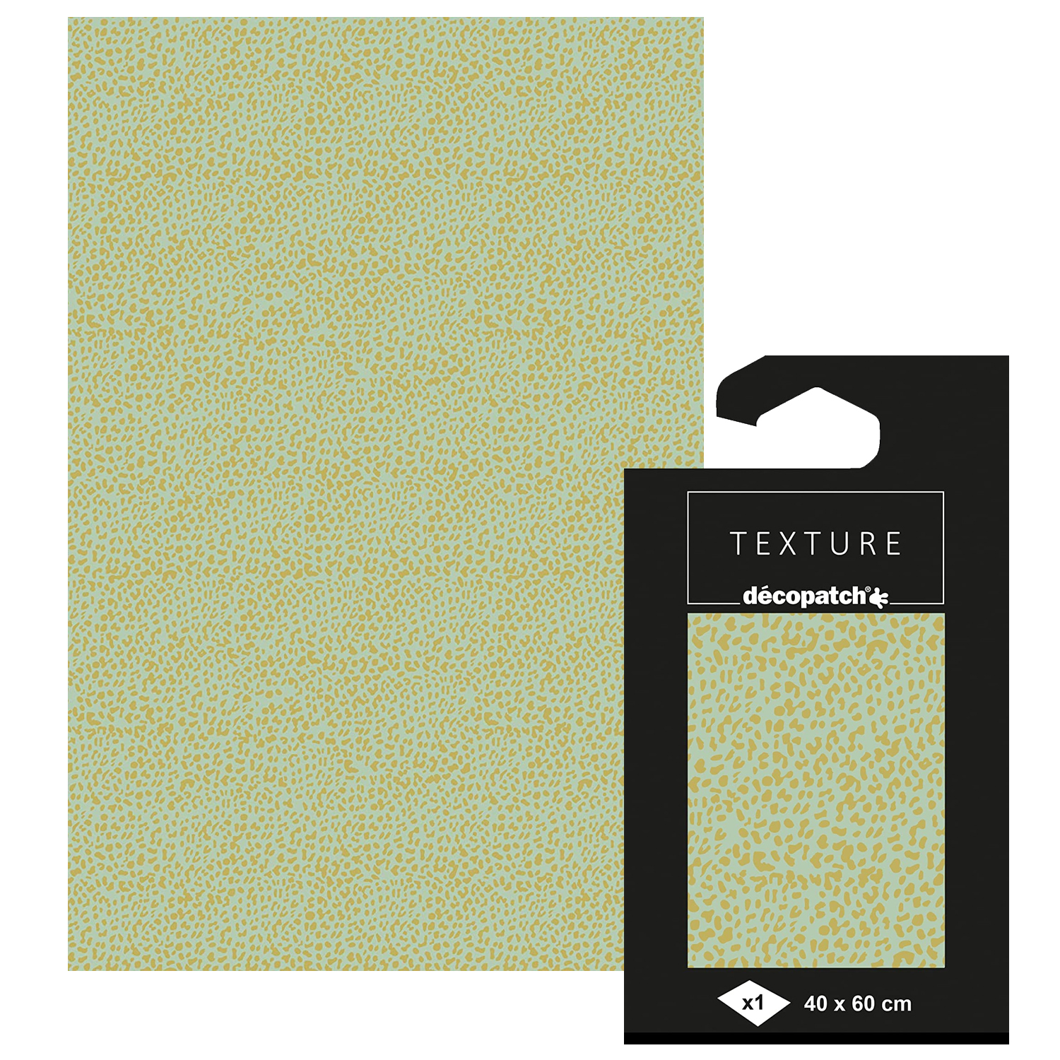 NEU Decoupage- / Decopatch-Papier mit Metallic-Effekt, 1 Bogen 60 x 40 cm, Motiv-Nr. 870