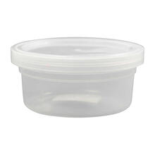 NEU Plastikdose mit Deckel, fr 125 ml Inhalt, Mae: 38 x 84 mm, 1 Stck
