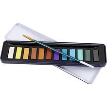 Wasserfarben-Set, Metallic-Farben, 12 Farbt�ne