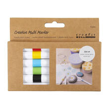 NEU Universal-Marker Set, 6 Filzstifte in Sortierten Farben, Strichstrke 4 mm