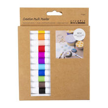 NEU Universal-Marker Set, 12 Filzstifte in Sortierten Farben, Strichstrke 4 mm