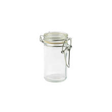 SALE Glas mit Schnappverschluss 4x8,5cm, 1 Stck