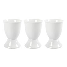 Eierbecher aus Porzellan, 12 Stck, creme