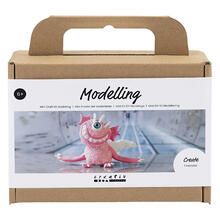 NEU Mini Kreativ Set Modellieren, Monster Sally, mit Silk Clay & Foam Clay