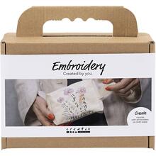 Kreativ Set Sticken, Kosmetiktasche, Creme