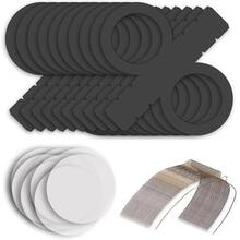 NEU Laternen-Set Schwarz, 10 runde Laternen-Rohlinge, 10 Bgel & 20 runde Laternenzuschnitte