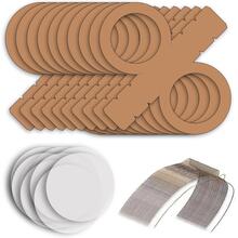 NEU Laternen-Set Kraftkarton, 10 runde Laternen-Rohlinge, 10 Bgel & 20 runde Laternenzuschnitte