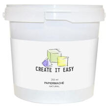 Create It Easy Papiermach natural, Trockenmodelliermasse 250g