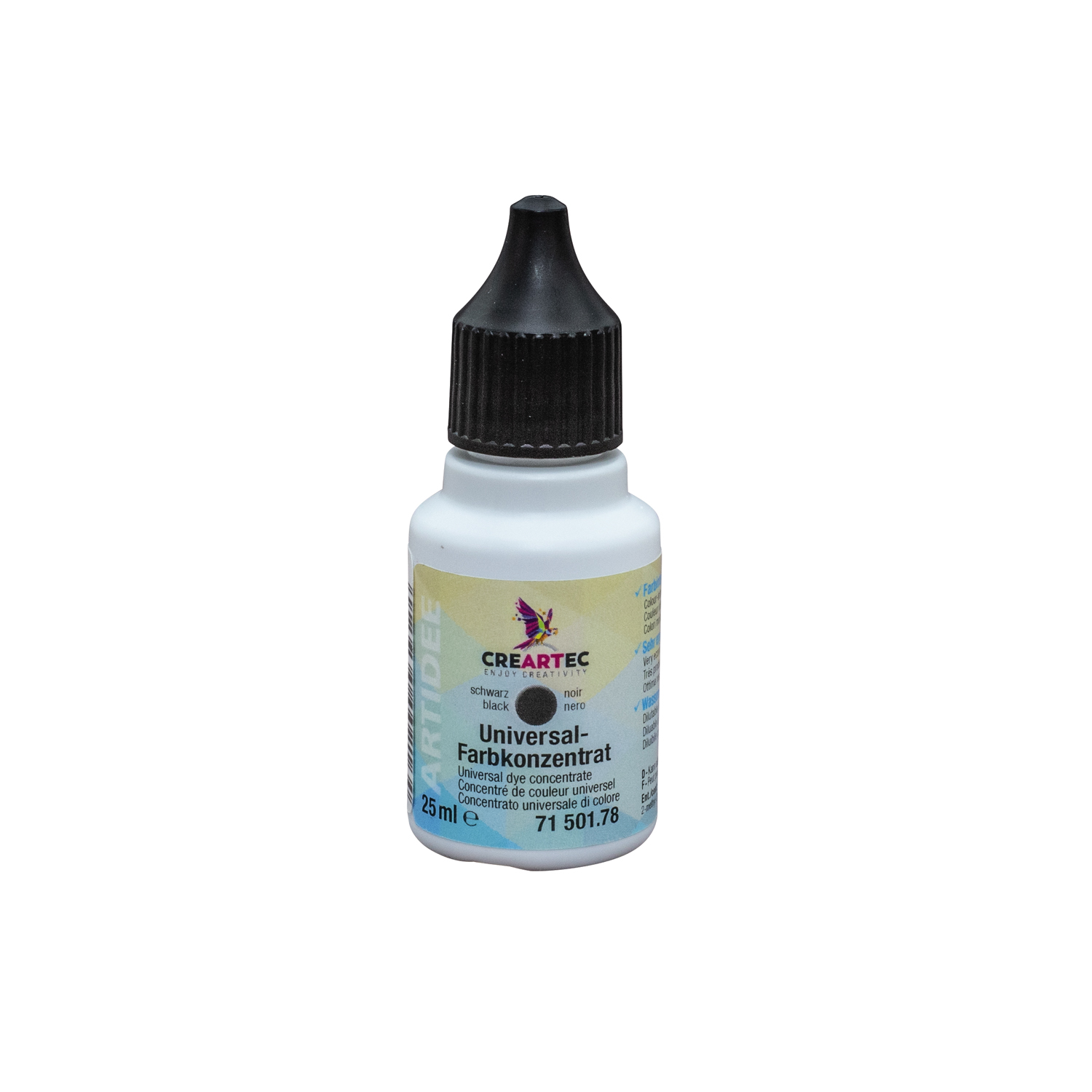 NEU Universal-Farbkonzentrat wasserverdnnbar, 25 ml, schwarz