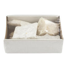 Alabaster St�cke sortiert, wei�-grau nuanciert, 1500 g