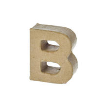 SALE Papp-Buchstabe, B, H�he 5 x Breite 5,2 x Tiefe 2 cm