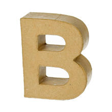 SALE Papp-Buchstabe, B, Hhe 10 x Breite 9,4 x Tiefe 3 cm