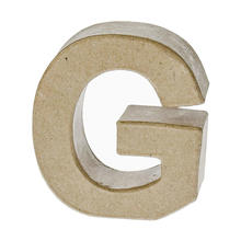 SALE Papp-Buchstabe, G, H�he 10 x Breite 9,4 x Tiefe 3 cm