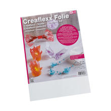 Creaflexx Folie / Thermoplastik, selbstklebend, transparent, 0,5 mm, 44,5 x 30 cm, 1 Stück