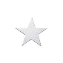 Alu-Platte, Stern, für Efcolor, Durchmesser: ca. 30 mm, 8 Stück