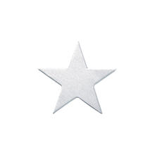 SALE Alu-Platte, Stern, fr Efcolor, Durchmesser: ca. 30 mm, 8 Stck
