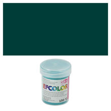 Efcolor, Farbschmelzpulver, 25 ml, opak, Farbe: Dunkelgrün