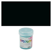Efcolor, Farbschmelzpulver, 25 ml, opak, Farbe: Schwarz