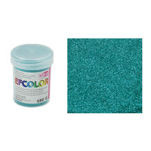 Efcolor, Farbschmelzpulver, 25 ml, Glitter, Farbe: Türkis
