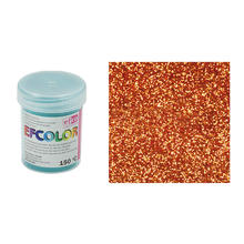 Efcolor, Farbschmelzpulver, 25 ml, Glitter, Farbe: Kupfer