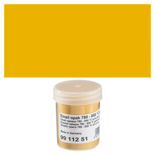SALE Emaillepulver, 45 g, opak, Farbe: Gold-Ocker