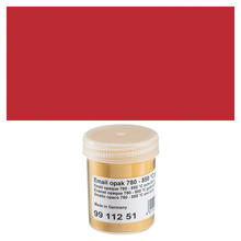 SALE Emaillepulver, 45 g, opak, Farbe: Kardinal-Rot