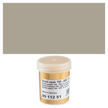 Emaillepulver, 45 g, transparent, Farbe: Silber-Grau