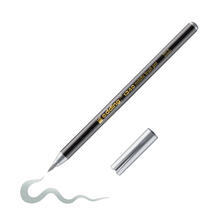 NEU Edding 1340 Metallic Pinselstift, Piselspitze 1-6 mm, Metallic-Marker, hohe Deckkraft auch auf dunklem Papier, Silber