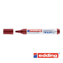 Edding 1455 Kalligraphie-Marker 1-5mm, karminrot, Keilspitze