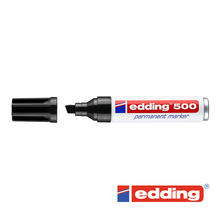 Edding 500 Permanent-Marker 2-7mm, schwarz, Keilspitze